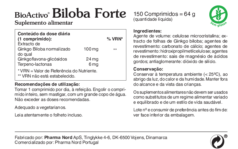 BioActivo Biloba Forte 150 comp.