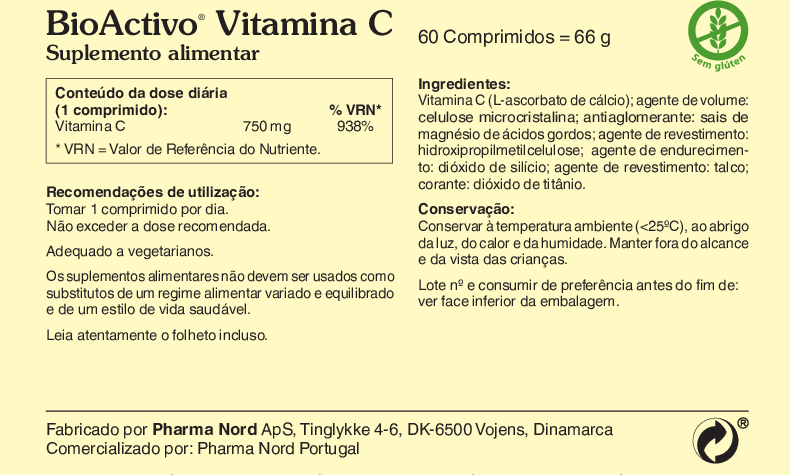 BioActivo Vitamina C 60 comp.