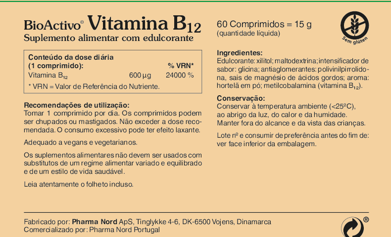BioActivo Vit. B12 60 comp.