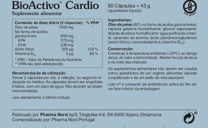 BioActivo Cardio 60 caps.