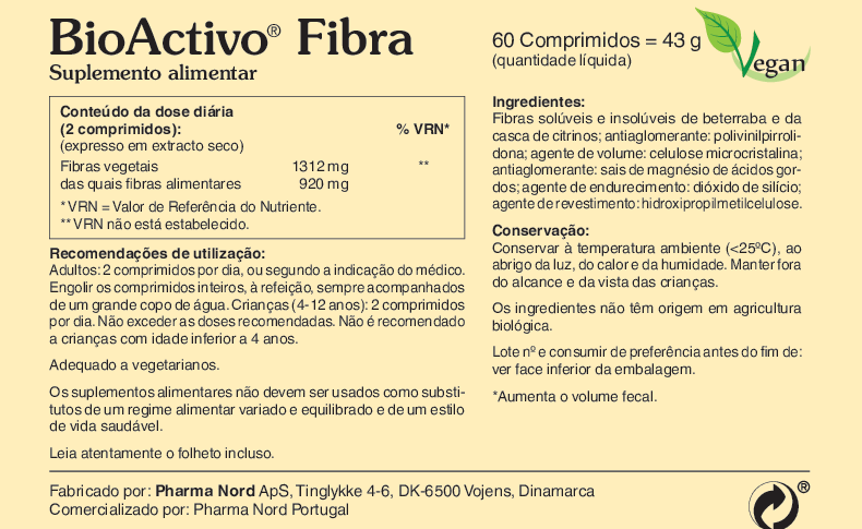 BioActivo Fibra 60 comp.