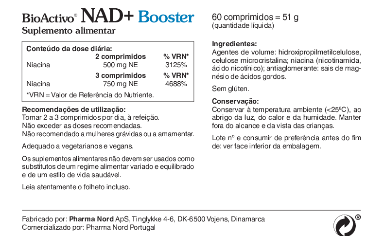 BioActivo NAD+ Booster 60 comp.