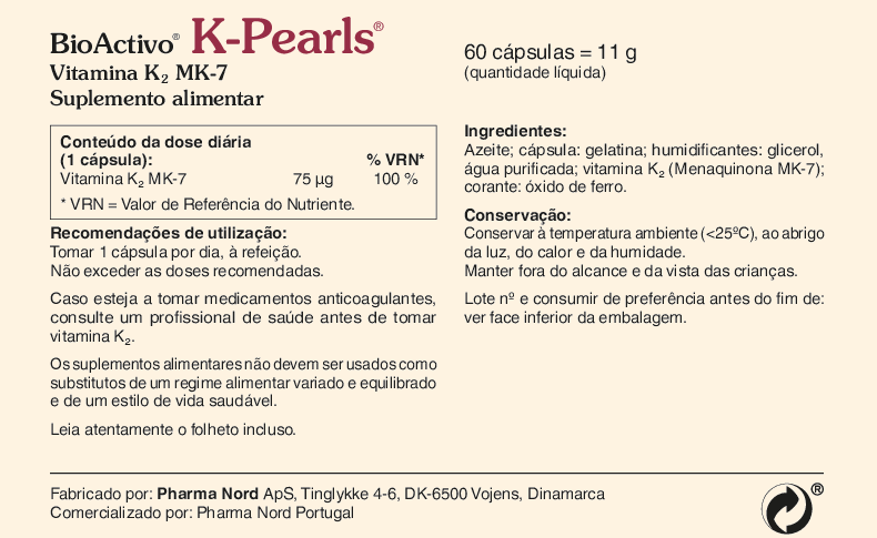 BioActivo K-Pearls 60 cáps.