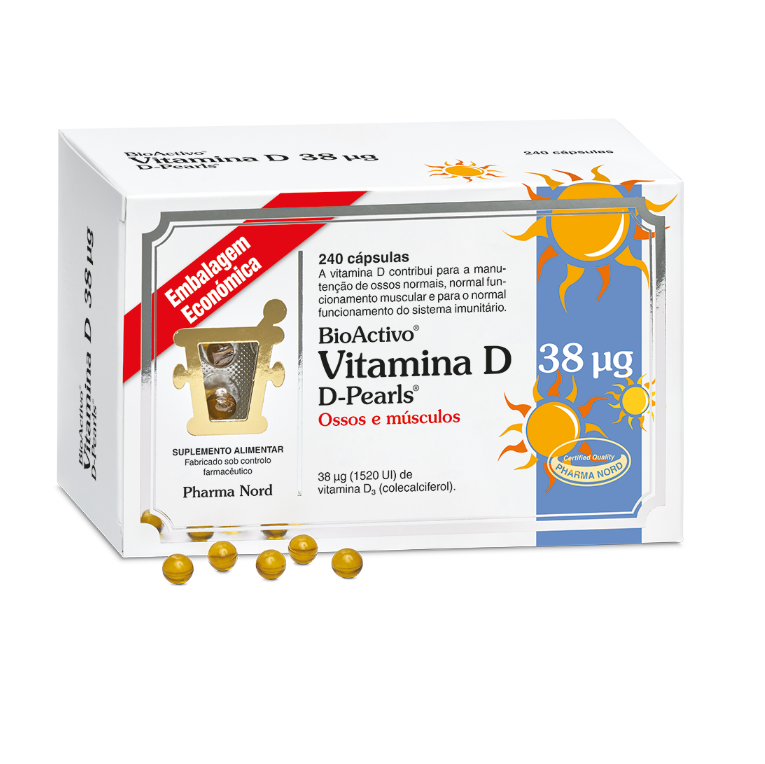 BioActivo D-Pearls Vita D 240 cáps