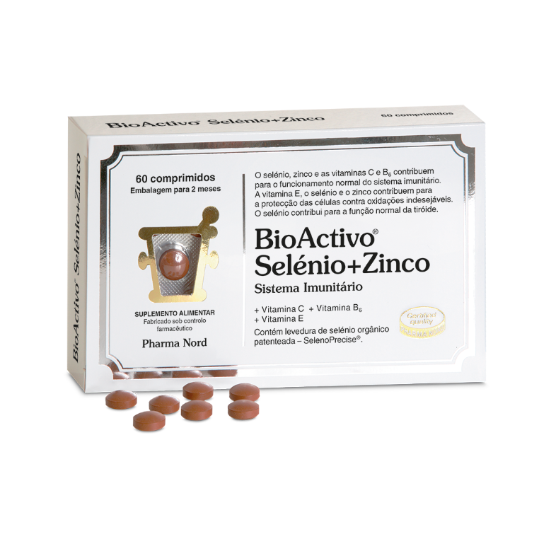 BioActivo Selénio+Zinco 60 comp.